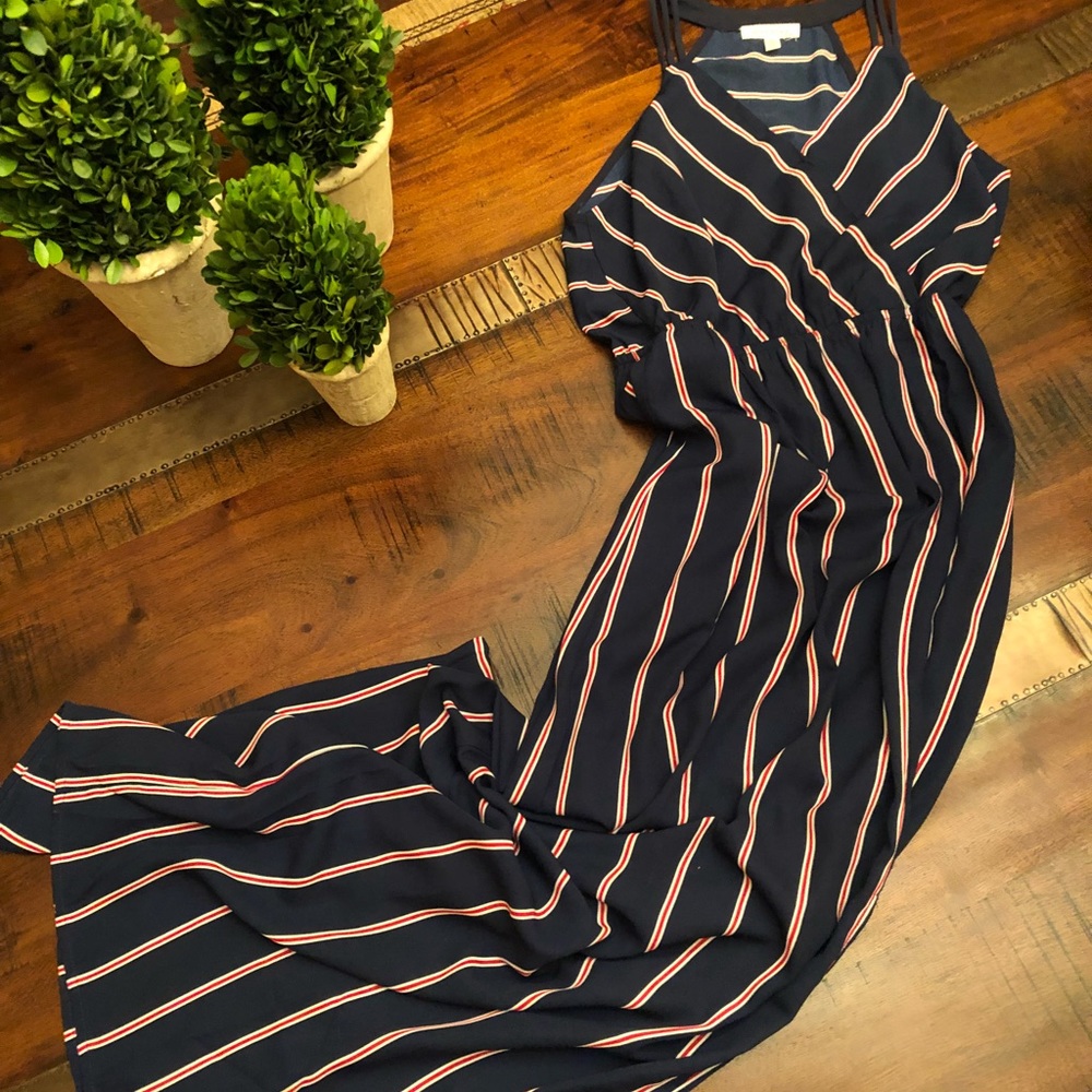 Maxi dress red , white and blue will be donated 5/2024